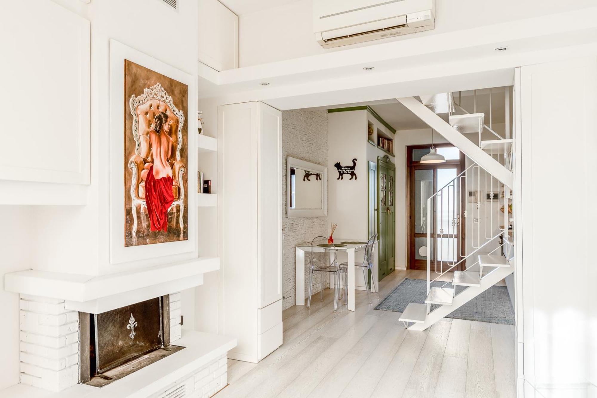 Appartamento Bright Loft - Free Private Parking Milano Esterno foto